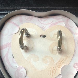 Brighton Gold/silver hoop earrings